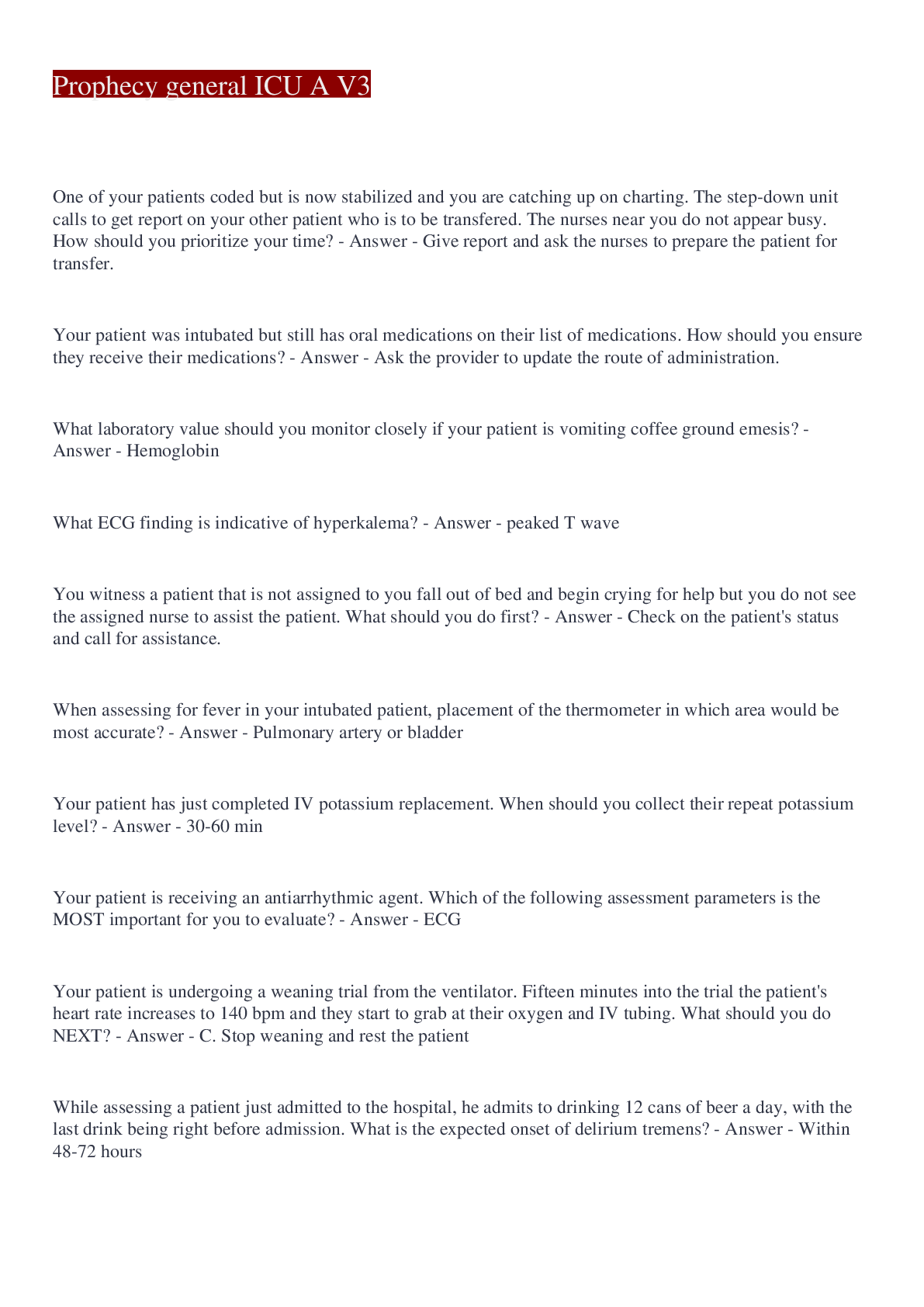 Preview image for Prophecy general ICU A V3